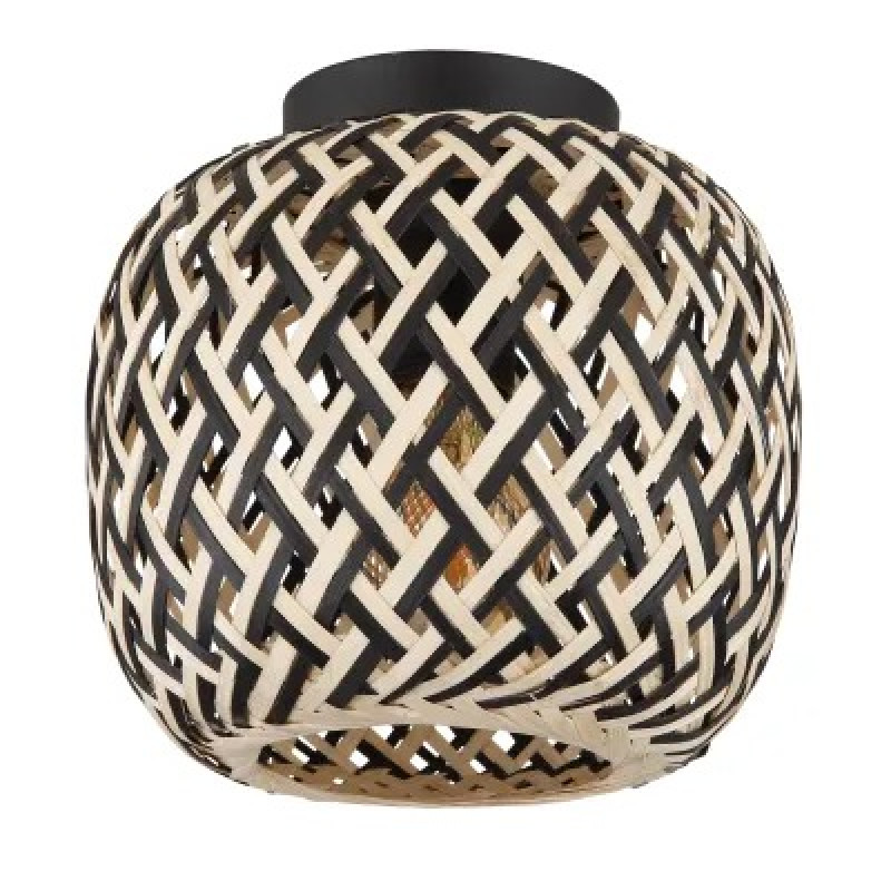 COLLYceiling light metal black matt, 1x E27 LED