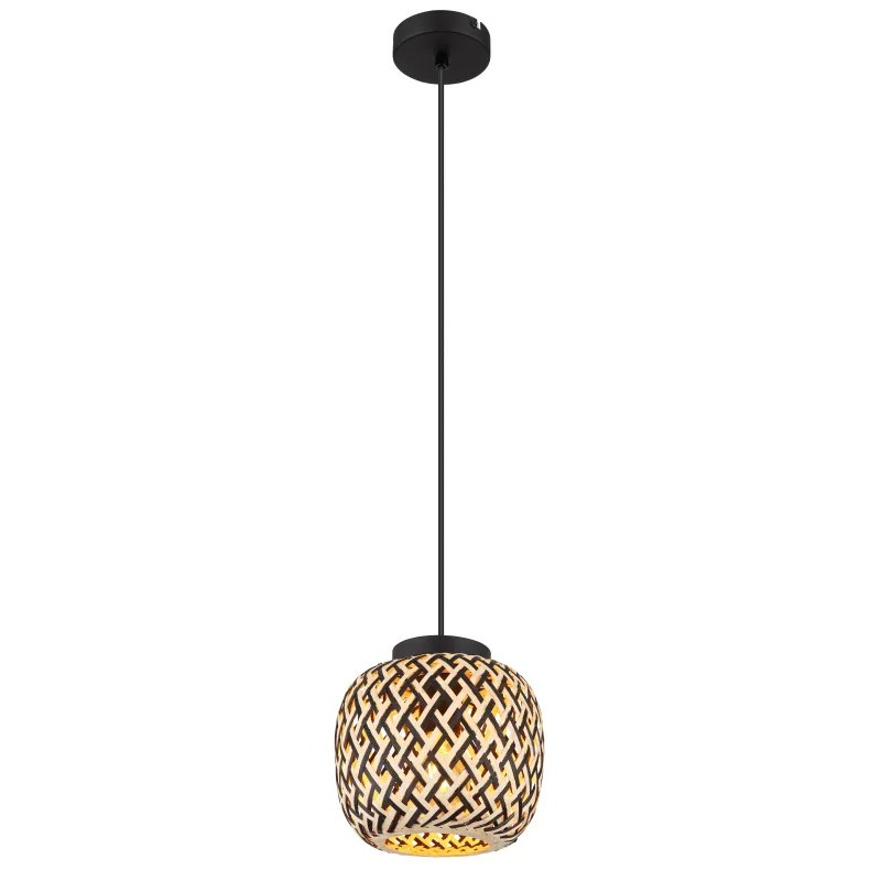 COLLYpendant lamp metal black matt, 1x E27 LED