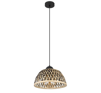 COLLYpendant lamp metal black matt, 1x E27 LED