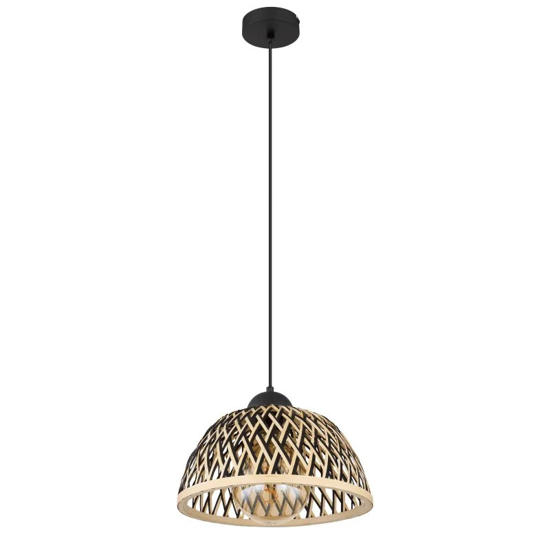 COLLYpendant lamp metal black matt, 1x E27 LED