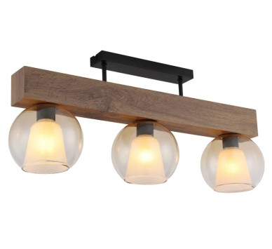 BARRY Iceiling light metal black matt, 3x E27