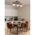 BARRY Iceiling light metal black matt, 3x E27