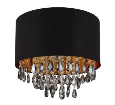 COLETTAceiling light metal black matt, 1x E27