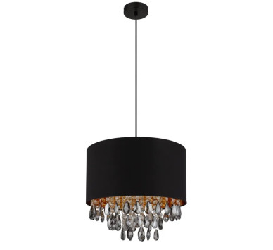 COLETTApendant lamp metal black matt, 1x E27