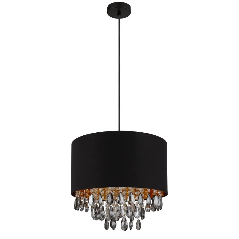 COLETTApendant lamp metal black matt, 1x E27