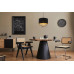 COLETTApendant lamp metal black matt, 1x E27