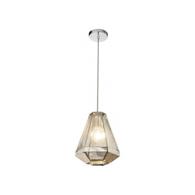BRANDONpendant lamp metal chromed, 1x E27