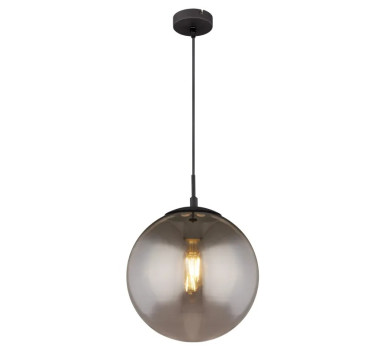 BLAMApendant lamp metal black matt, 1x E27