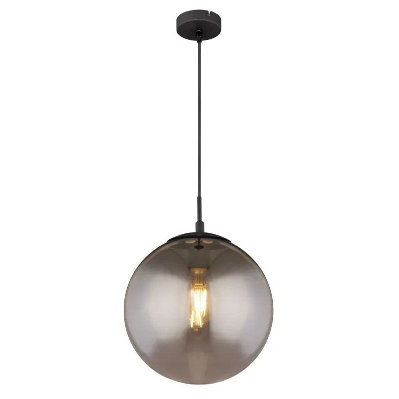 BLAMApendant lamp metal black matt, 1x E27
