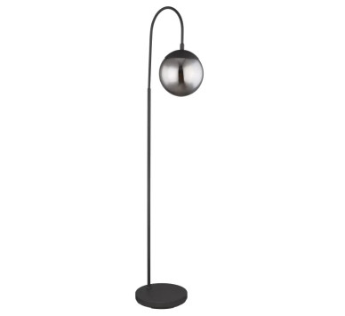 BLAMAFloor lamp metal black matt, 1x E27