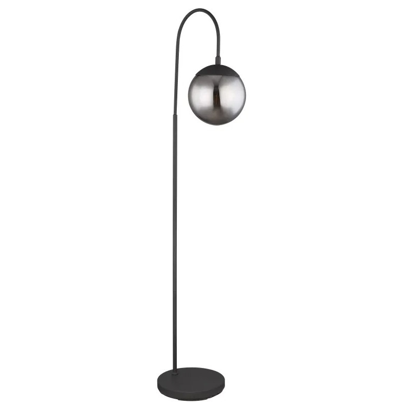 BLAMAFloor lamp metal black matt, 1x E27