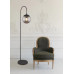BLAMAFloor lamp metal black matt, 1x E27