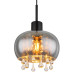 CORRYpendant lamp metal black matt, 1x E27 LED