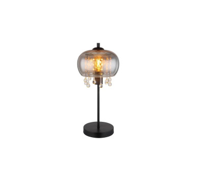 CORRYtable lamp metal black matt, 1x E27 LED