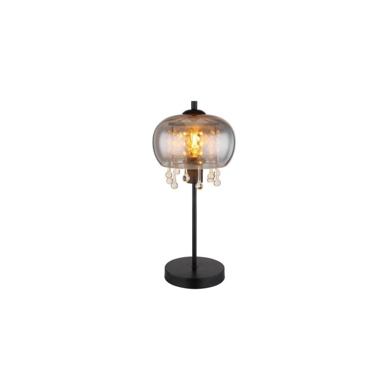 CORRYtable lamp metal black matt, 1x E27 LED