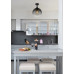 DALTONceiling light metal black matt, 1x E27 LED