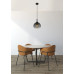 DALTONpendant lamp metal black matt, 1x E27 LED
