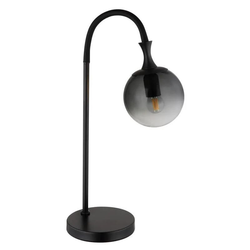 DALTONtable lamp metal black matt, 1x E27 ILLU