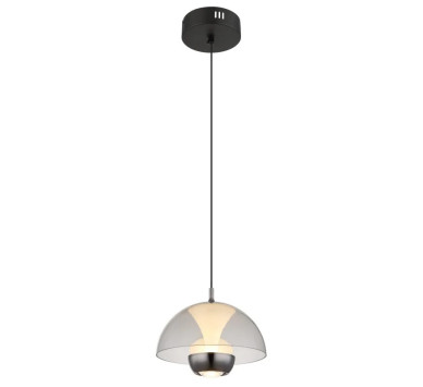 ARUSpendant lamp metal black matt, LED