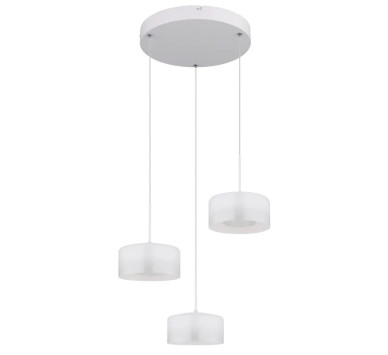 BELINDA pendant lamp metal white matt, LED