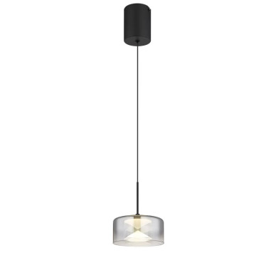 BELINDA pendant lamp metal black matt, LED