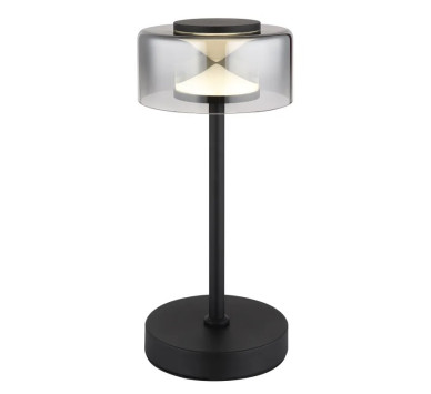 BELINDA table lamp metal black matt, LED