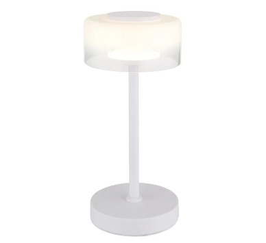 BELINDA table lamp metal white matt, LED