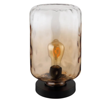 DARINAtable lamp metal black matt, 1x E27