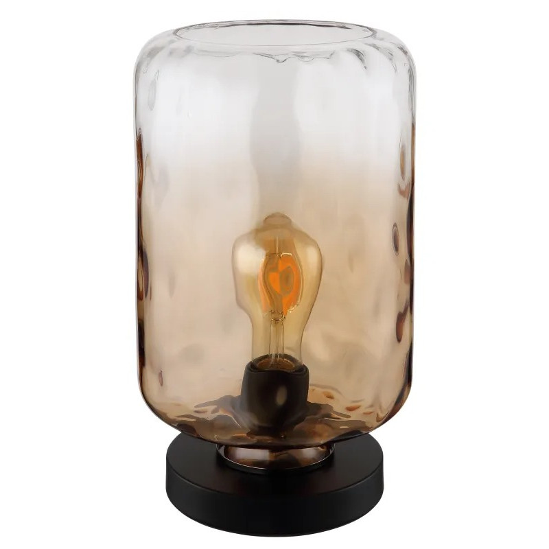 DARINAtable lamp metal black matt, 1x E27