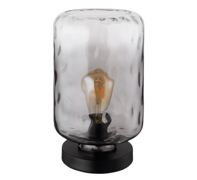 DARINAtable lamp metal black matt, 1x E27