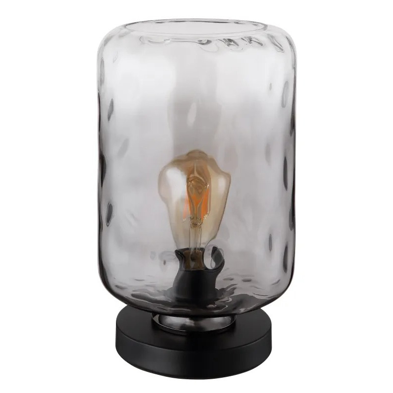 DARINAtable lamp metal black matt, 1x E27