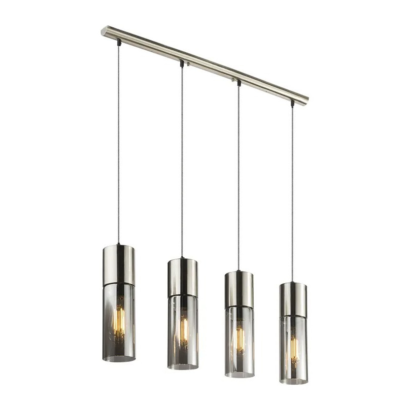 ANNIKApendant lamp metal nickel matt, 4x E27