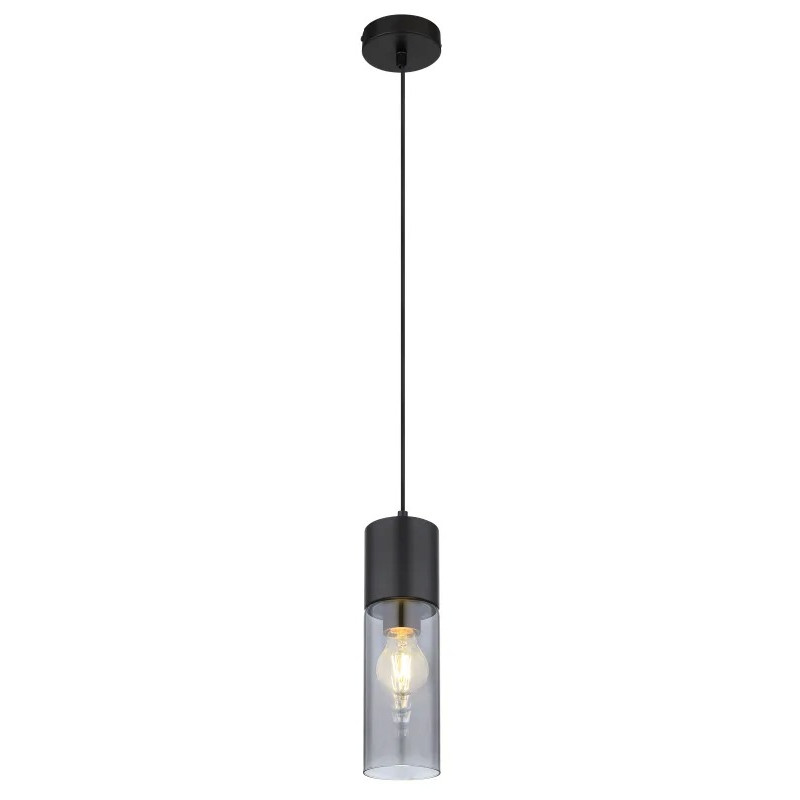 ANNIKApendant lamp metal black matt, 1x E27