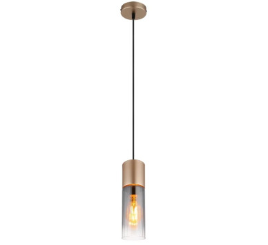 ANNIKA pendant lamp metal cappuccino-coloured matt, 1x E27