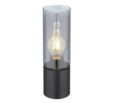 ANNIKAtable lamp metal black matt, 1x E27