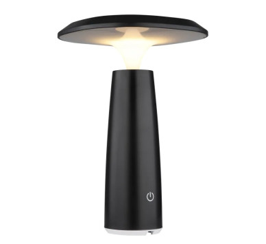 BOWIEtable lamp plastic black matt, LED
