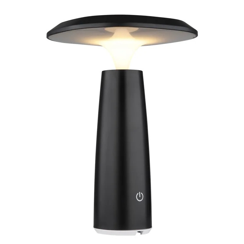 BOWIEtable lamp plastic black matt, LED