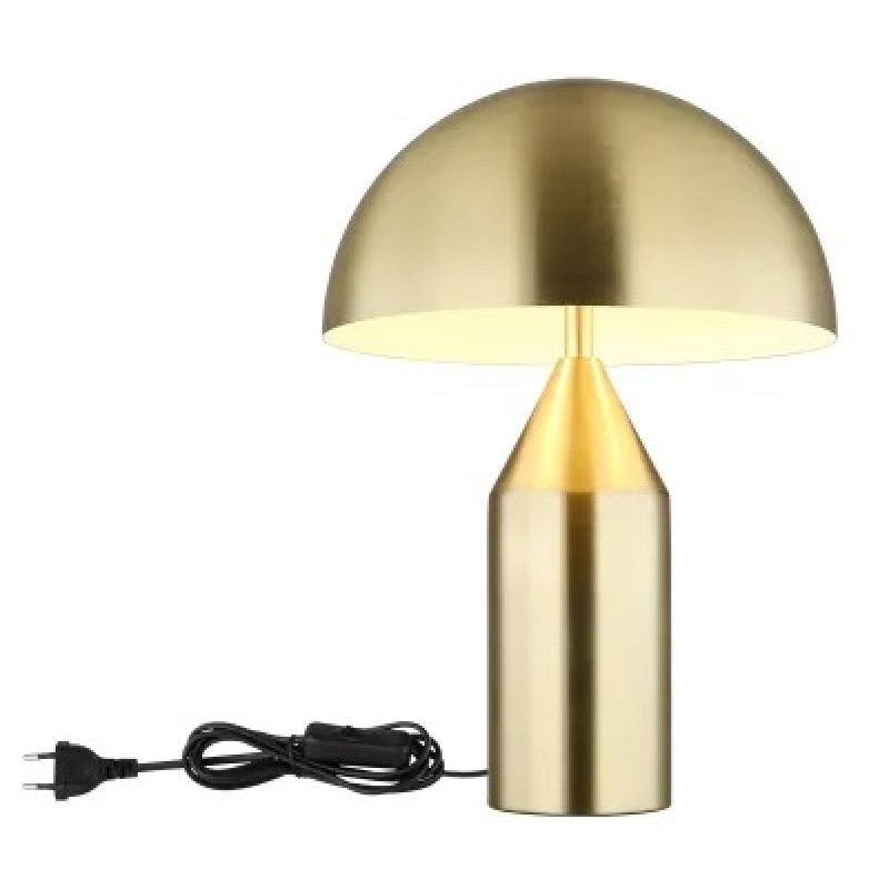 ATOMAtable lamp metal brass-coloured matt, 2x E27