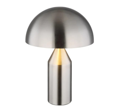 ATOMAtable lamp metal nickel matt, 2x E27
