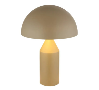 ATOMAtable lamp metal sand colored matt, 2x E27