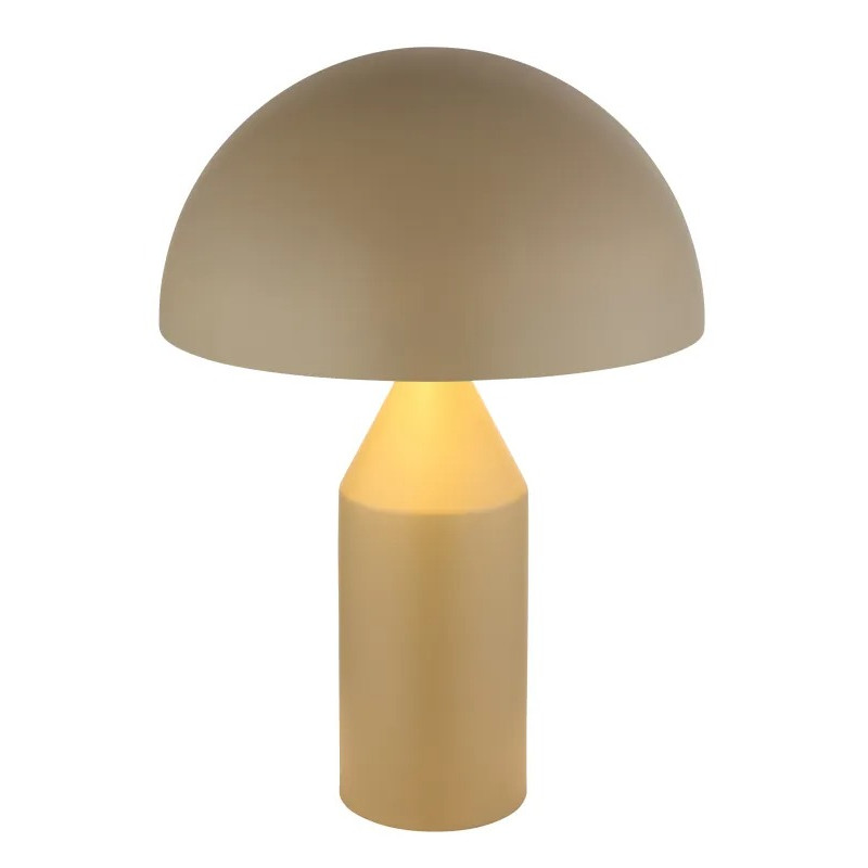 ATOMAtable lamp metal sand colored matt, 2x E27