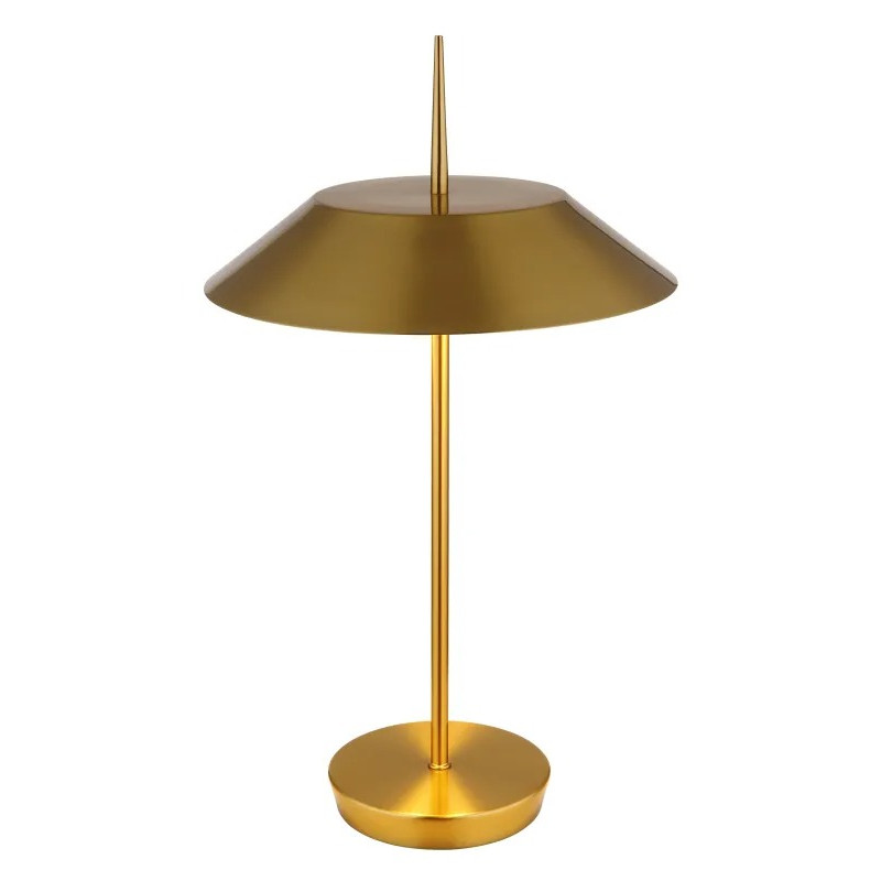 BRENLORtable lamp metal brass-coloured matt, 2x E27