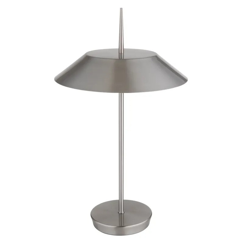 BRENLORtable lamp metal nickel matt, 2x E27