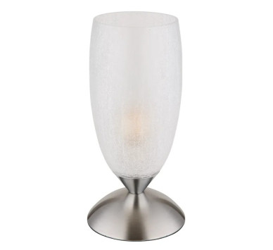 AURIGAtable lamp metal chromed, 1x E14
