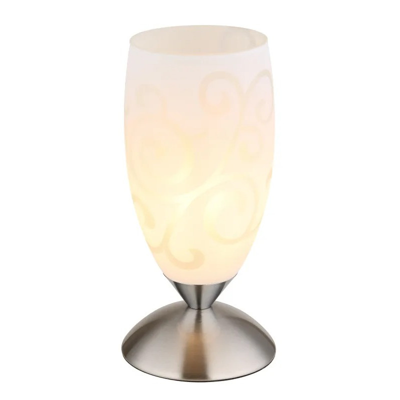 AURIGAtable lamp metal chromed, 1x E14
