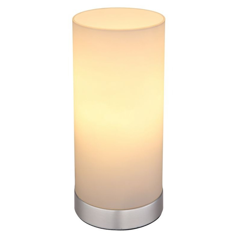 CYLItable lamp metal nickel matt, 1x E14 LED