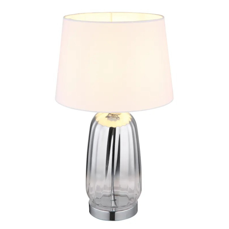 CLASSYtable lamp metal chromed, 1x E27