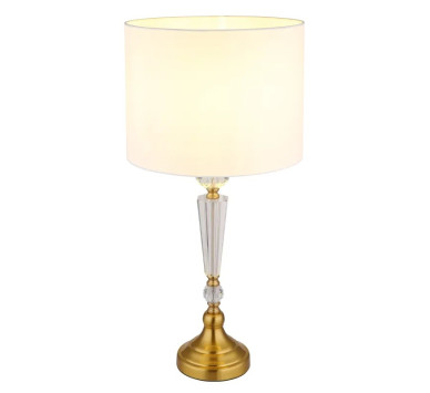 ARROtable lamp metal brass-coloured matt, 1x E27