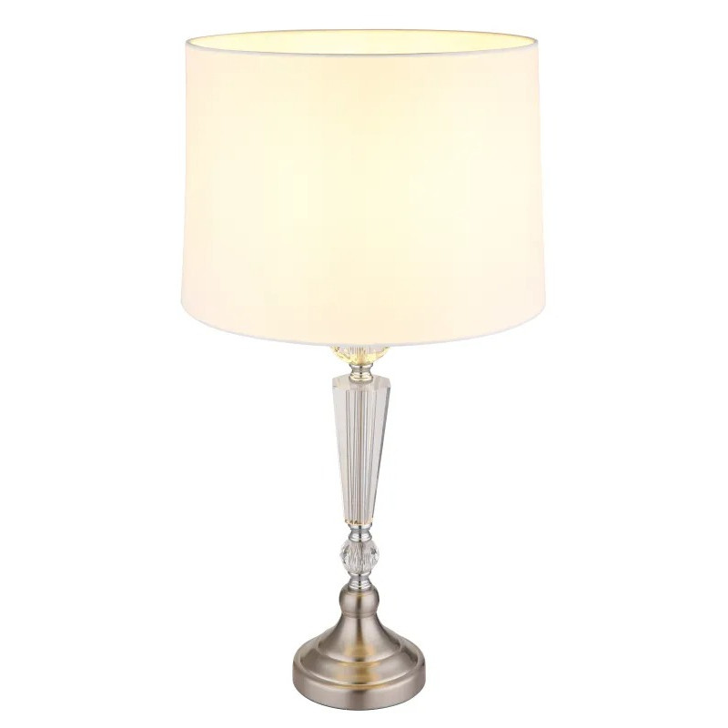 ARROtable lamp metal nickel matt, 1x E27
