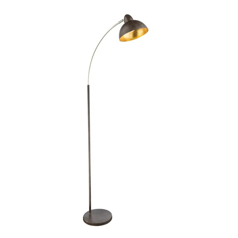 ANITAFloor lamp metal rust colored, 1x E27